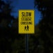 School Crossing Aluminum Sign (Reflective)