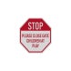 Please Close Gate Children At Play Aluminum Sign (Reflective)