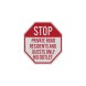 No Outlet Private Road Residents & Guests Only Aluminum Sign (Reflective)