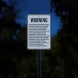 Florida Agritourism Liability Aluminum Sign (Reflective)