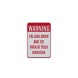 Falling Snow & Ice Aluminum Sign (Reflective)