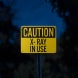 OSHA Caution X Ray Aluminum Sign (Reflective)