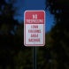 Funny No Trespassing Aluminum Sign (Reflective)