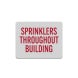 Fire Sprinkler Aluminum Sign (Reflective)