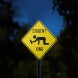 Student Crossing Aluminum Sign (Reflective)