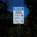 Notice Social Distancing Aluminum Sign (Reflective)