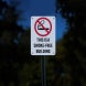 This Is A Smoke Free Building Aluminum Sign (Reflective)