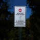 Stop Patients Only Beyond This Point Aluminum Sign (Reflective)