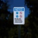 OSHA GMP Area Ahead Aluminum Sign (Reflective)