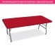 8 Ft Rectangle Table-Top Cover - Red