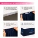 Custom Table Skirt Velcro Attachment for a Secure and Clean Look