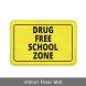 Drug Free Zone Floor Mats