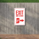 Exit Patio Signs