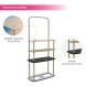Fabric Backwall Display Rack