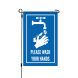 Covid-19 Prevention Wash your Hands Garden Flags
