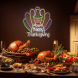 Happy Thanksgiving Turkey Neon Sign