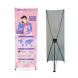 Safety Awareness Korean Style X Banner Stands 