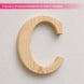 Pinewood Letters and Numbers Premium Pinewood Material for Warm Interiors