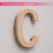 Pinewood Letters and Numbers Stud Mounting for Secure Floating Look