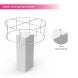 Rectangular Blimp Tower Numbered for Easy Installation