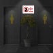 Reflective No Smoking Restroom Signs