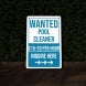 Reflective Wanted Pool Signs
