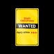 Reflective Wanted Street Signs