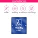 Reflective Handicap Street Signs
