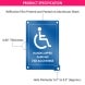 Reflective Handicap Street Signs