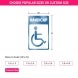Reflective Handicap Street Signs