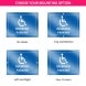 Reflective Handicap Street Signs