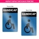 Reflective Handicap Street Signs