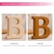 Teakwood Letters and Numbers Choose Polished or Unpolished to Match Your Style
