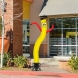 Yellow With Red Arms Inflatable Tube Man