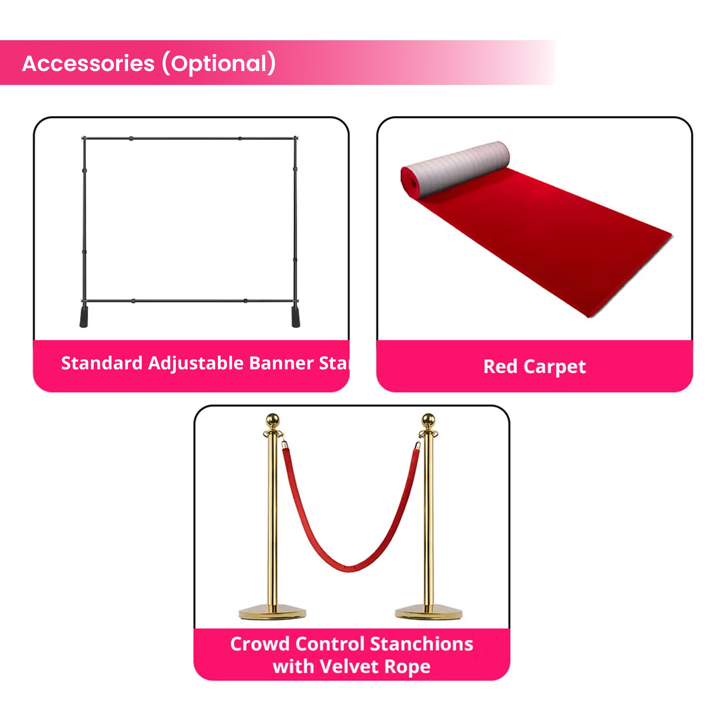 Step And Repeat Fabric Banners