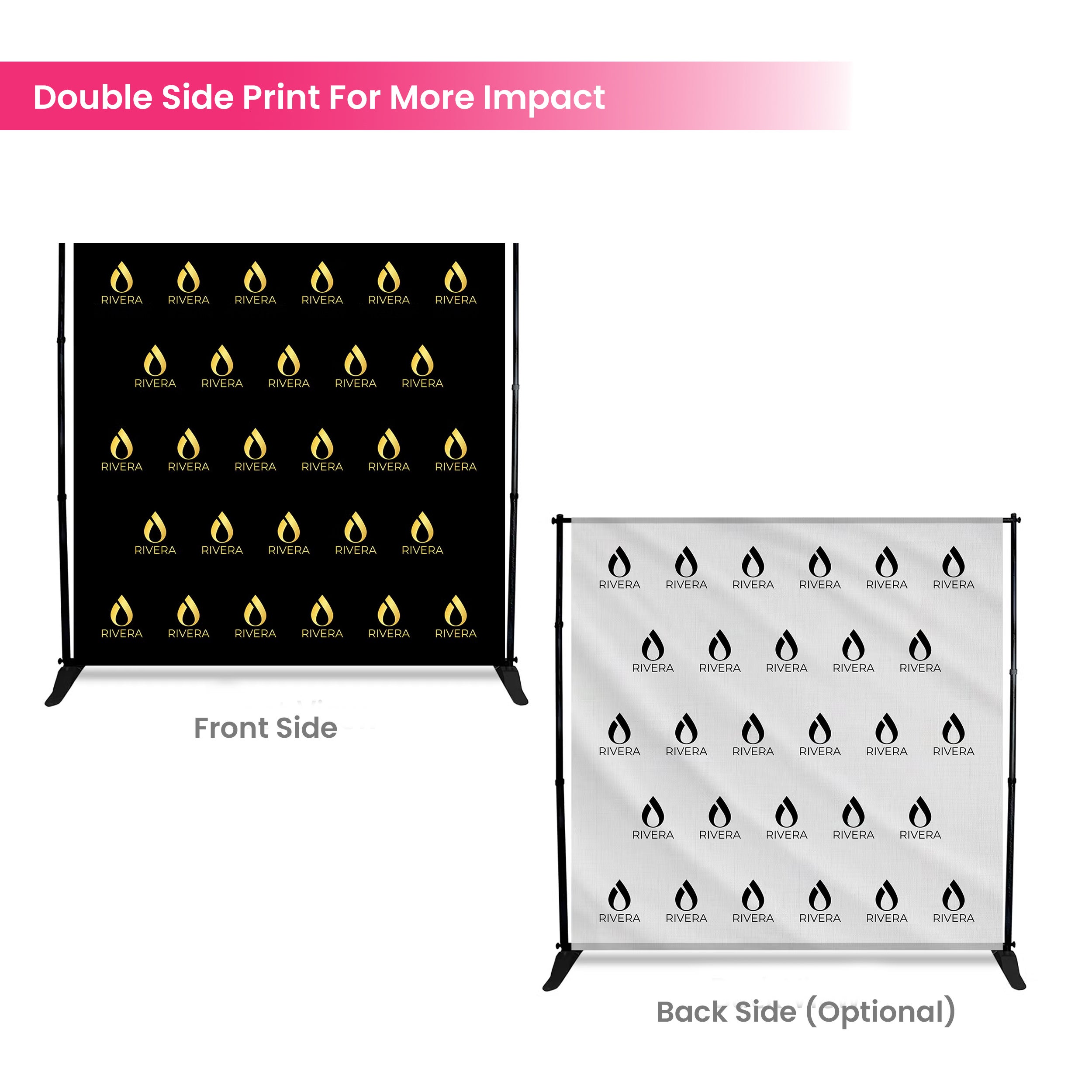 Step And Repeat Fabric Banners