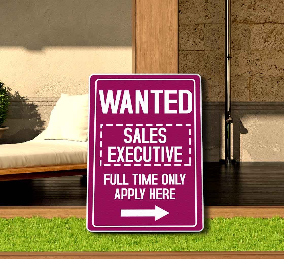 Wanted Patio Signs
