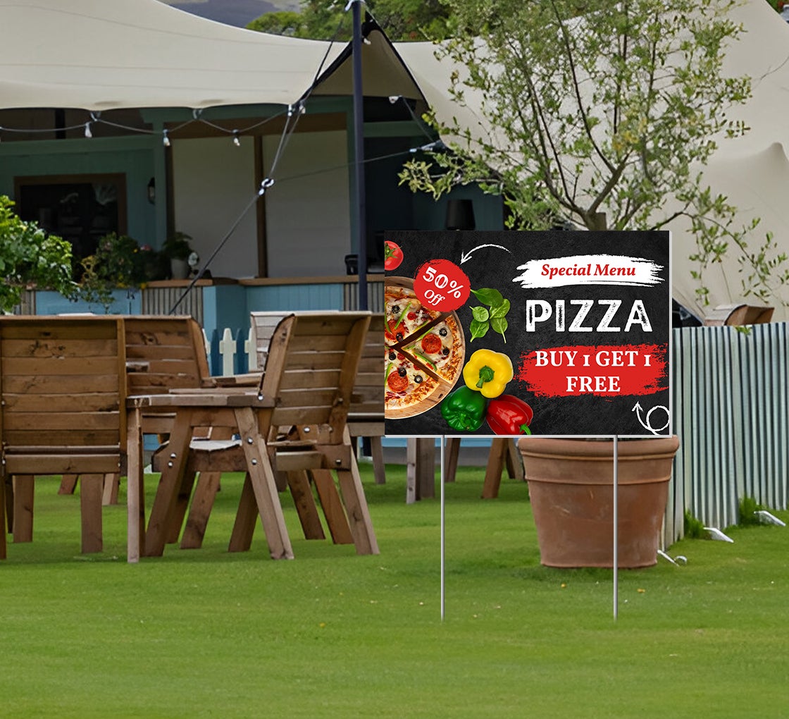 Restaurant Yard Sign