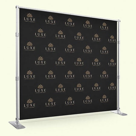 Straight Pillow Case Step & Repeat Displays