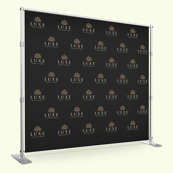 Straight Pillow Case Step & Repeat Displays