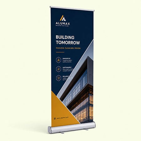 Roll Up Retractable Banner Stands