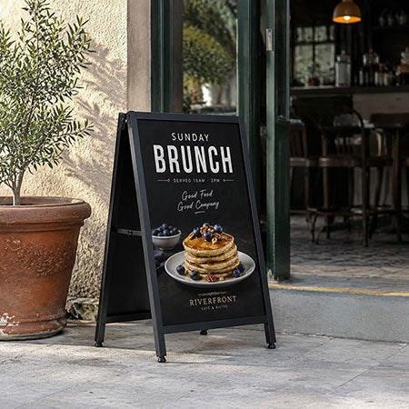 Metal A-Frame Signs