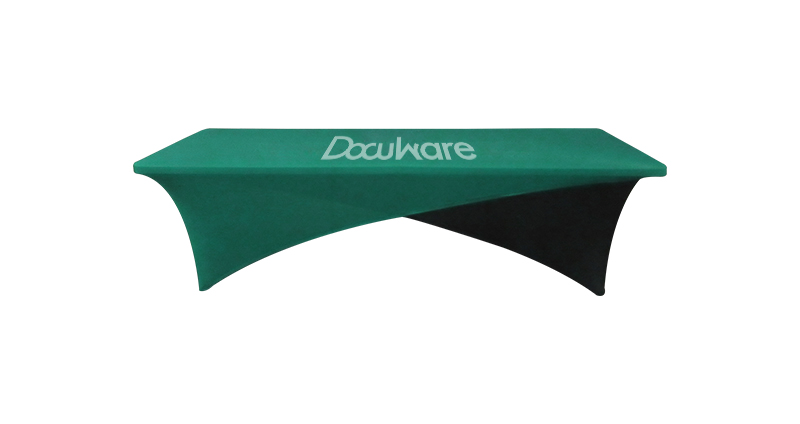Cheap Cross Over Table Covers with Logo - Custom Table Covers For Trade Shows And Events